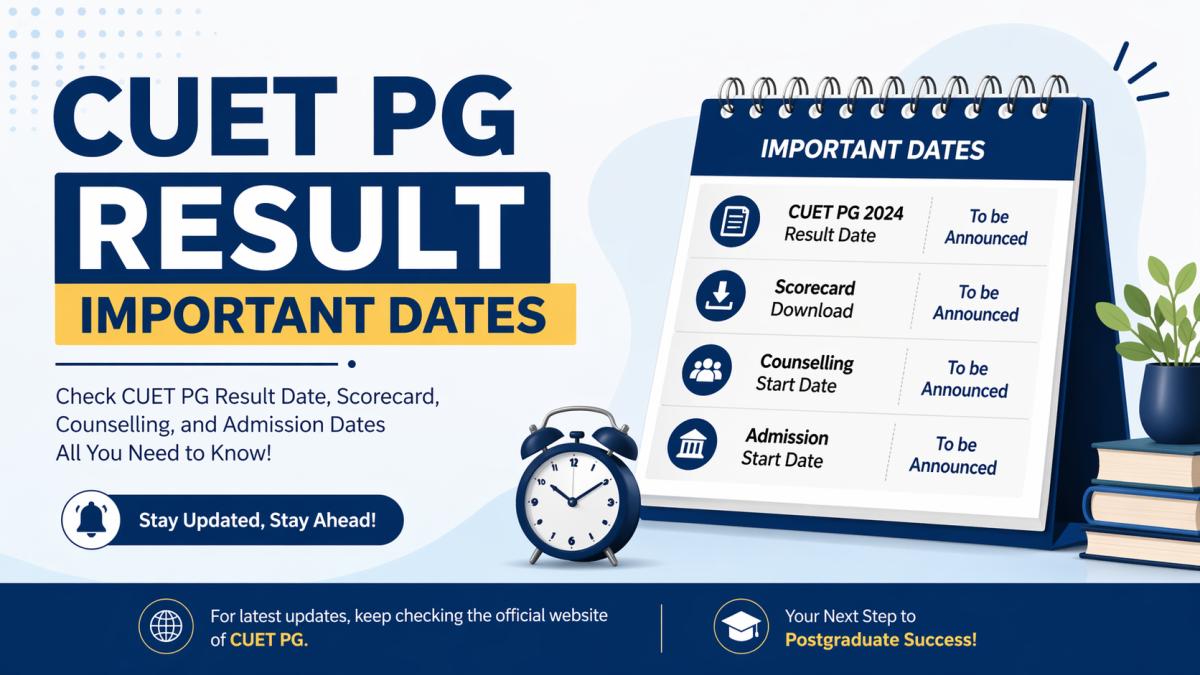CUET PG Result on 24th April 2026: Key Updates and Steps