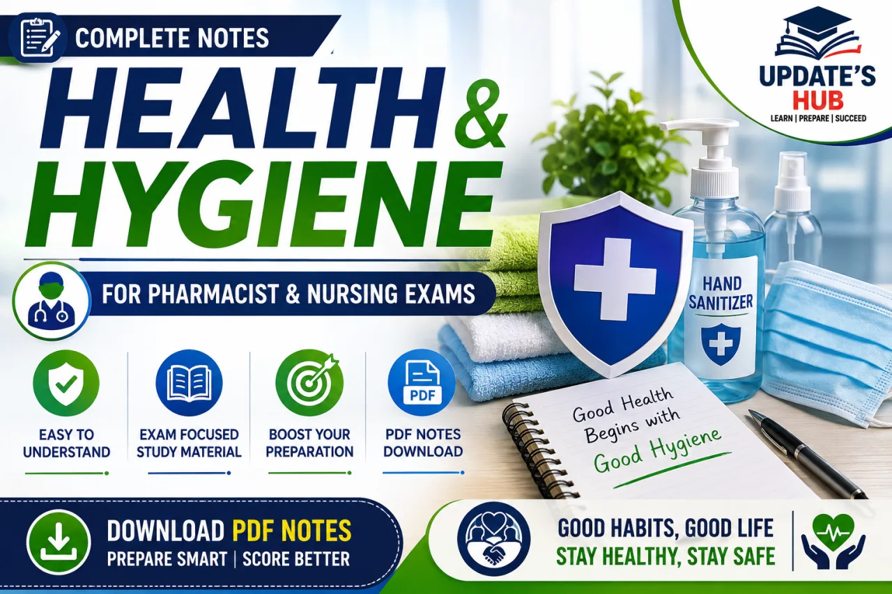 Health & Hygiene Notes for Pharmacist & Nursing Exams 2026